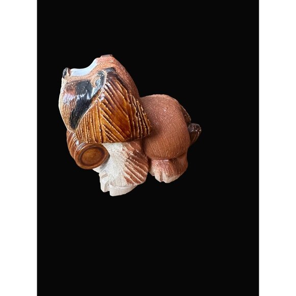 Artesania Rinconada 118 Adult St Bernard Dog Figurine  Glass Tongue Retired - Picture 2 of 10